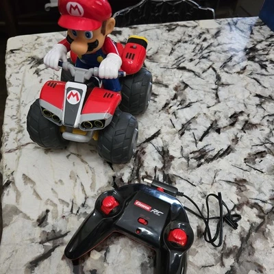 Mario Kart 8 Quad Mario RC ATV With Remote Control - Tested & Working - Image 1 of 4