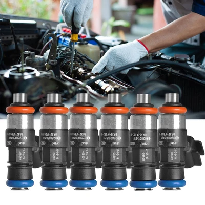 Juego de (6) inyectores de combustible de actualización para Lincoln MKX 2011-2017 3,7 L V6 Foto 1 de 4