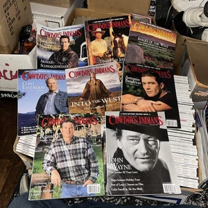 Cowboys & Indians 8 Magazine Lot 2004-2005 Kurt Russell John Wayne Eastwood +++ - Picture 1 of 9