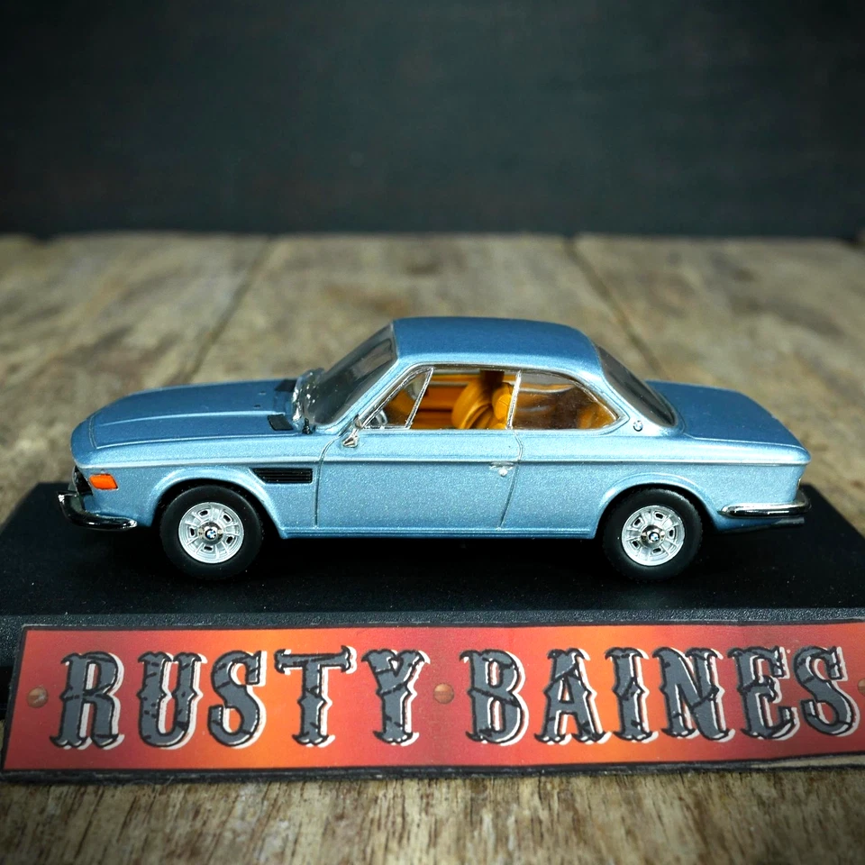 CDC Detail Cars (Corgi) BMW 3.0 CSI 1971, azul, modelo diecast 1/43, en caja Foto 1 de 4