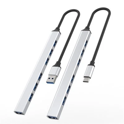 7in1 Type-C HUB USB 3.0 Expander Splitter High Speed OTG Adapter Docking Station - Image 1 of 4