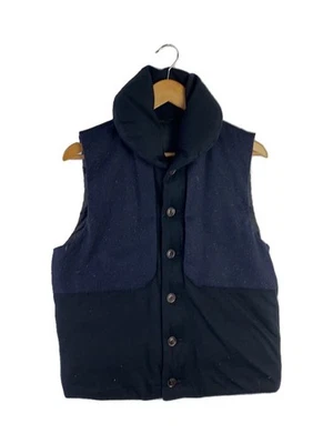 Paul Smith Down Vest/-/Wool/Blk/Nvy/Plain 21511 - Image 1 of 4