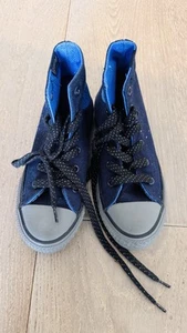 CONVERSE All Star Boy's Mid Top Navy Blue Sneakers - Size US 13 / EU 31 - Picture 1 of 6