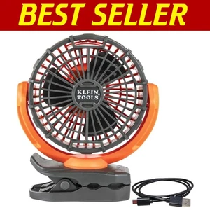 Versatile 7-Inch Portable Fan with USB-C Charging and Multiple Mounting Options - Picture 1 of 11