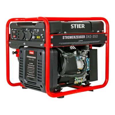 Marken Stromerzeuger SNS 350 Strom 3500W Generator 10L 38kg Aggregat Erzeuger  - Bild 1 von 4