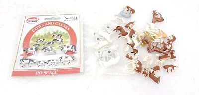 Lot Of 59 HO Scale Horses And Cows Farm Animals - Image 1 of 4