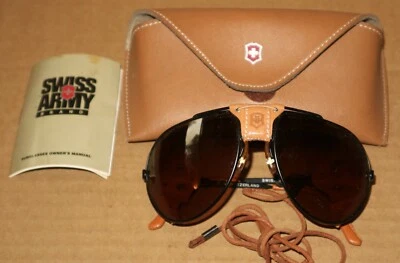 Gafas de sol vintage Swiss Army Brand Aviator 4000 Foto 1 de 4