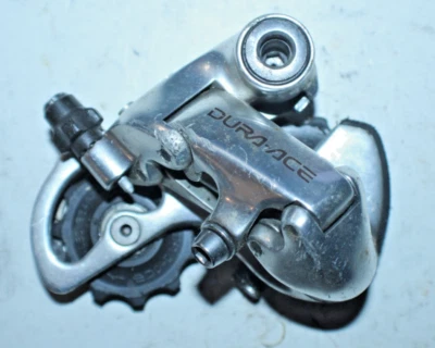 Dura-Ace Rear Derailleur RD-7700 Medium Reach 9 Speed Silver Racing USA Shipper! - Image 1 of 4