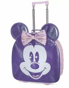 Disney Minnie Mouse Luggage Kids Rolling Suitcase Last 1 - Picture 1 of 1