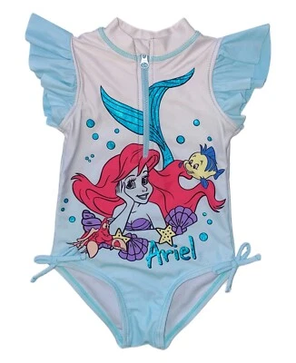 Mädchen Schwimmanzug Badeanzug Disney Prinzessinnen Ariel Gr. 68-98