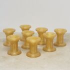 Gold Marble Displays for Marbles and Spheres 5/8" to 1" Pack of 8 lot# 3751