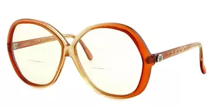 Vintage DIANE VON FURSTENBERG 60mm Mona-Loa Oversized Eyeglasses Frames France - Picture 1 of 7