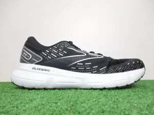 Brooks Glycerin 20 Shoes Womens 8.5 Wide Black White Alloy Road Running Neutral - Picture 1 of 16