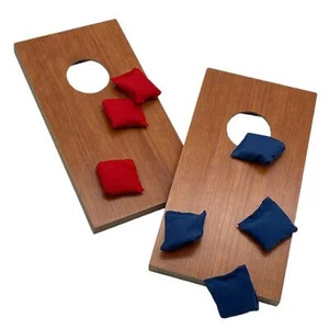 2 Stück Mini Wurf Spiel Set Holz Maisloch Bretter Set Tischplatte Mini Bohne - Bild 1 von 6