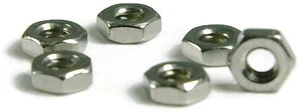 Stainless Steel Hex Machine Screw Nut Small Pattern #0-80, Qty 100 - Picture 1 of 2