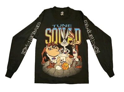 Vintage Looney Tunes Space Jam Shirt Youth Boys XL Taz Bugs Michael Jordan - Image 1 of 4