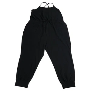 TORRID Active Women's Black Knit Crisscross Back Crop Jumpsuit Size 3/3x - Picture 1 of 7