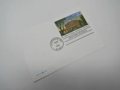 USPS Scott UX262 Vintage 20c St Johns College VF (Very Fine) First Day Of Issue - Image 1 of 4