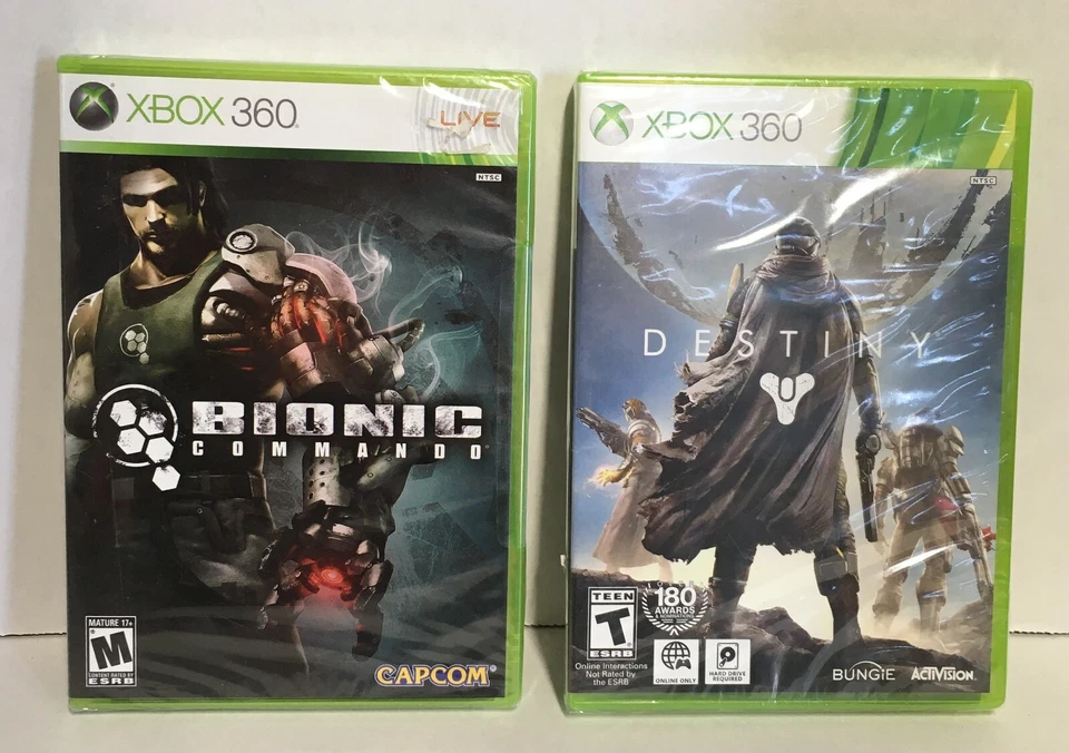 Microsoft XBOX 360 Game Bundle: Destiny & Bionic Commando UNOPENED SEALED - Image 1 of 4