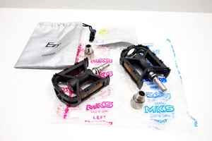 MKS UX-D EZY Pedale Klapprad Faltrad Reiserad 300 g / Paar inkl. Tasche - Picture 1 of 8