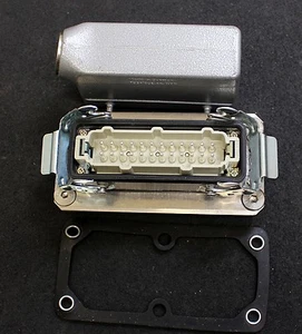HARTING 1Stk. 24-polige Steckverbindung komplett HS12 24-polig 16A male+female - Bild 1 von 8