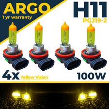 H11 Xenon Yellow Amber Front Fog Light 100w 711 PGJ19-2 DRL Headlight Bulbs