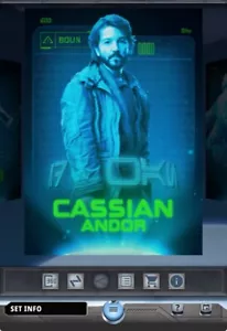 Topps Star Wars Card Trader 2025 Bounty S1 Green Rare - Cassian Andor - Picture 1 of 1
