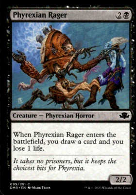 Phyrexian Rager Duel Decks: Anthology Regular MTG NM - Image 1 of 2
