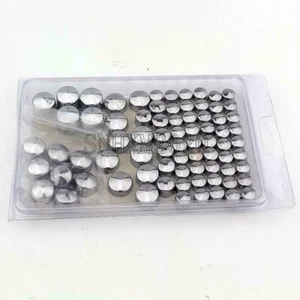 76pcs Chrome Bolt Topper Cover Caps For Harley Davidson Dyna Twin Cam 1991-2013 - Picture 1 of 5
