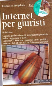 Internet per giuristi - brugaletta 3° ed. edizioni simone esselibri 2000 con cd - Picture 1 of 2