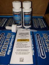 KIRKLAND MINOXIDIL 5%  2 Bouteilles de 60ml + Pipette  Traitement de 2 mois NEUF