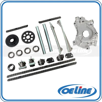 Kit de cadena de distribución con bomba de aceite para 99-00 Lincoln Navigator 5,4 L V8 GAS DOHC 32V Foto 1 de 4
