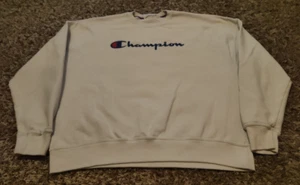 Champion Sweatshirt Herren XL Grau Langarm Pullover Rundhals Baumwollmischung - Bild 1 von 7