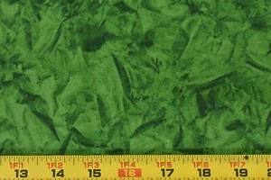 By 1/2 Yd, Green Print on Green Quilt Cotton, Blank Quilting, Fundora, P8258 - Picture 1 of 6