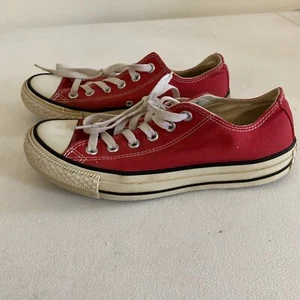 Converse Unisex CT All Star Ox M9696 Rojo Zapatos Informales Tenis Talla M 5 W 7 - Imagen 1 de 10