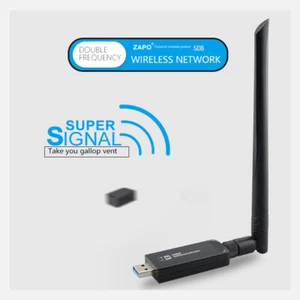 Wireless AC WiFi Adapter 1200Mbps USB3.0 Wireless Card For Kali Linux Pentesting - Picture 1 of 9