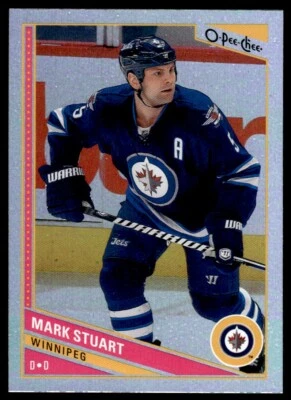 2013-14 O PEE CHEE RAINBOW Mark Stuart Winnipeg Jets #230 R83 - Image 1 of 2