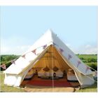 5M 16ft Canvas Camping Bell Tent Outdoor Family Hiking Waterproof Cotton Tent
