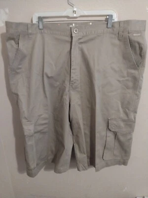 Akademiks Cargo Shorts Brown Cotton Mens Size 46 Flat Front Big & Tall - Image 1 of 4