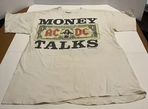 RARE Vintage - 1990 AC/DC Money Talks Original Band Tour Shirt - Size XL - READ - Bild 1 von 19