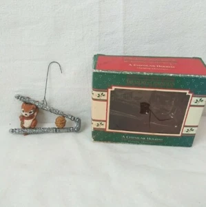 ENESCO Chipmunk Holiday Christmas Ornament Vintage 1988 Nutcracker - Picture 1 of 10