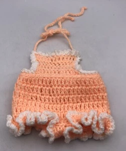 Cavolo Patch Vestiti Bambini MAGLIONE ROSA ALBICOCCA FATTO IN CASA Pagliaccetto Premie - Foto 1 di 2