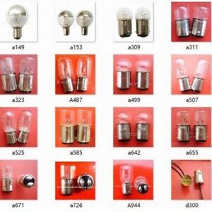 10pc Double Point Bayonet Lamp Holder BA15d Imported Medical Lamp Indicator Bulb