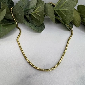 Milor Italien Gold Vermeil Sterlingsilber 3 mm dick Schlangenkette Halskette - Bild 1 von 10