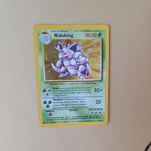 Pokémon ITALIAN card holo Nidoking Pokemon 11/102 Card Base Set - Picture 1 of 2
