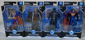 McFarlane Cyborg Superman, Alfred, Batman & Eradicator DC *nicht neuwertig! Neu - Bild 1 von 6