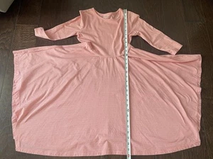 Gymboree Striped Pink Peach Dress Girls Size Large 10-12 - Picture 1 of 7