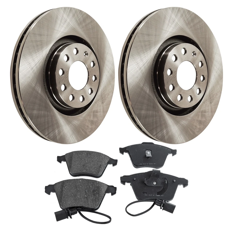 Front Brake Disc Rotors and Pads Kit for Audi Allroad Quattro A6 2002-2004 - Image 1 of 4