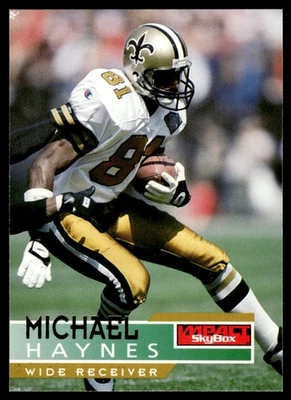 1995 SkyBox Impact Michael Haynes New Orleans Saints #97 - Image 1 of 2
