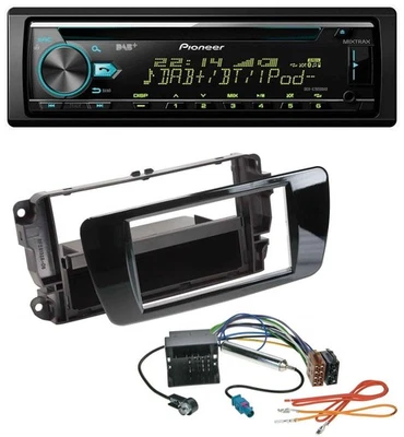 Pioneer DAB MP3 CD USB Bluetooth Autoradio für Seat Ibiza ab 08 Klavierlack schw - Bild 1 von 4